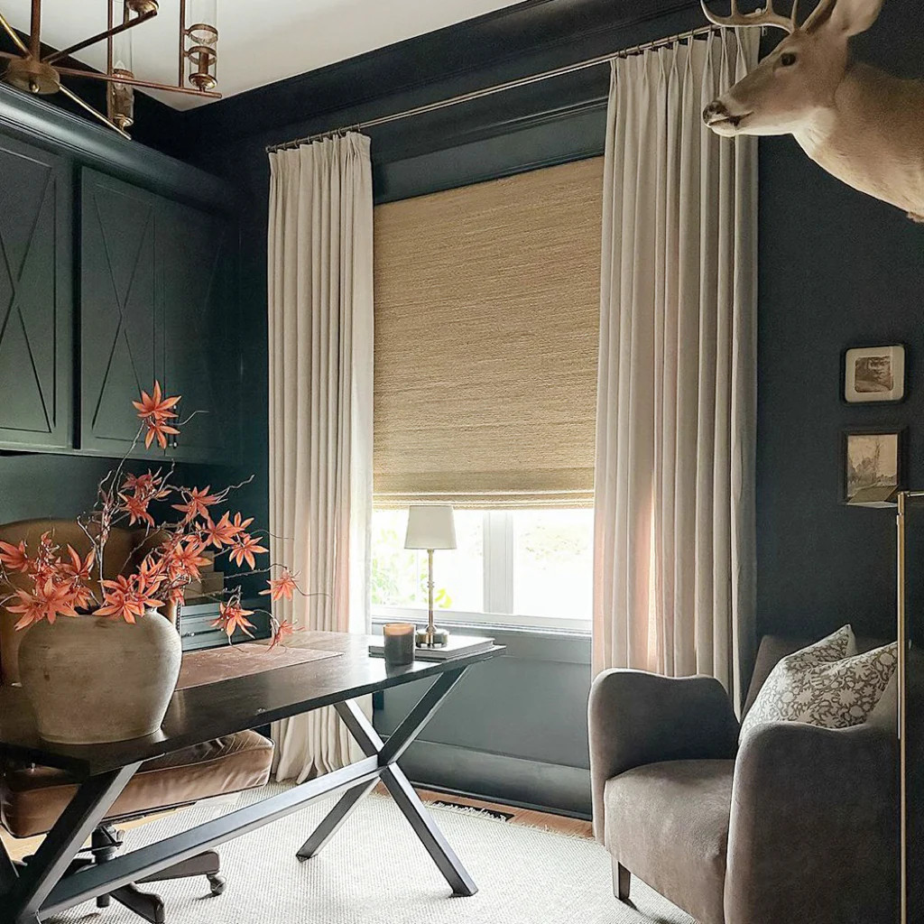 Tuscany Woven Faux Linen Pleat Custom Curtains | IXA Curtains