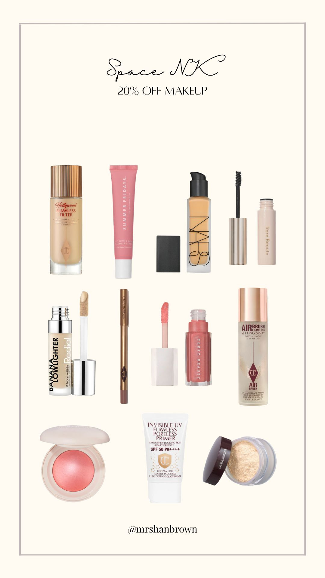 Run Girls!! Space NK has 20% off Makeup!


Everyday Glowy Makeup, Charlotte Tilbury Faves, Summer Makeup, Summer Beauty, Nars, Fenty Beauty   

 #LTKspring #LTKsummer #LTKbeauty