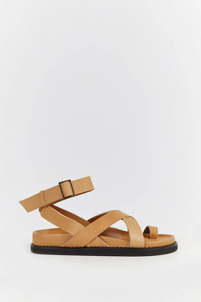 THE BALI TAILOR LENI TAN SANDAL | DISSH