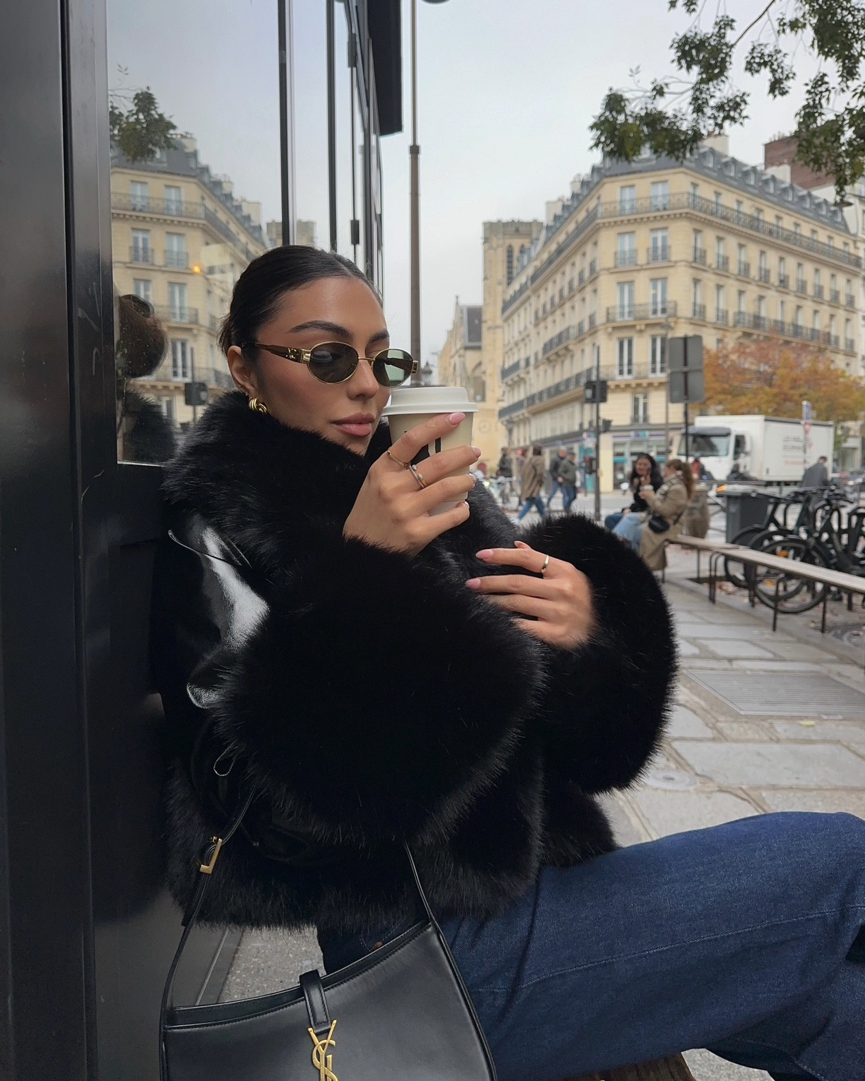 Patent leather + faux fur jacket paired with my favourite pair of Levi’s 

#LTKcanada #LTKstyletip #LTKwinter