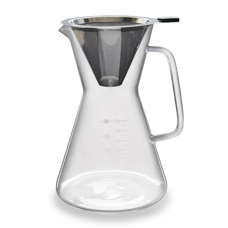 Escali London Sip 40-oz. Glass Pour-Over Coffee Carafe, Clear | Kohl's