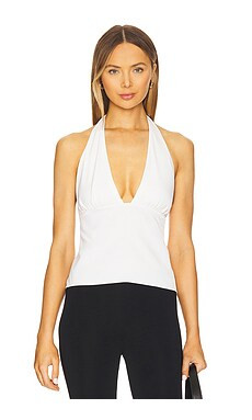 superdown Dona Halter Top in White from Revolve.com | Revolve Clothing (Global)