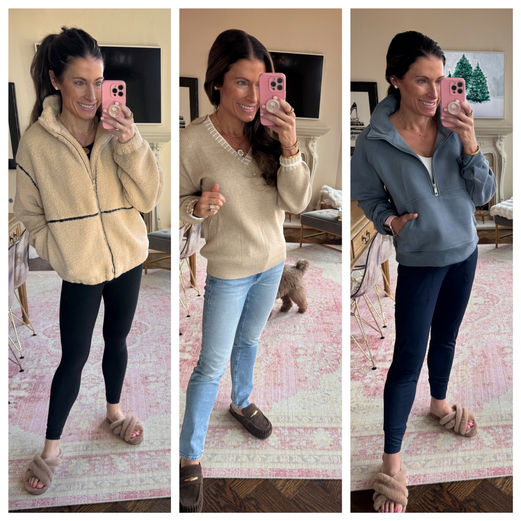 This week’s #ootd round up…emphasis cozy. 
