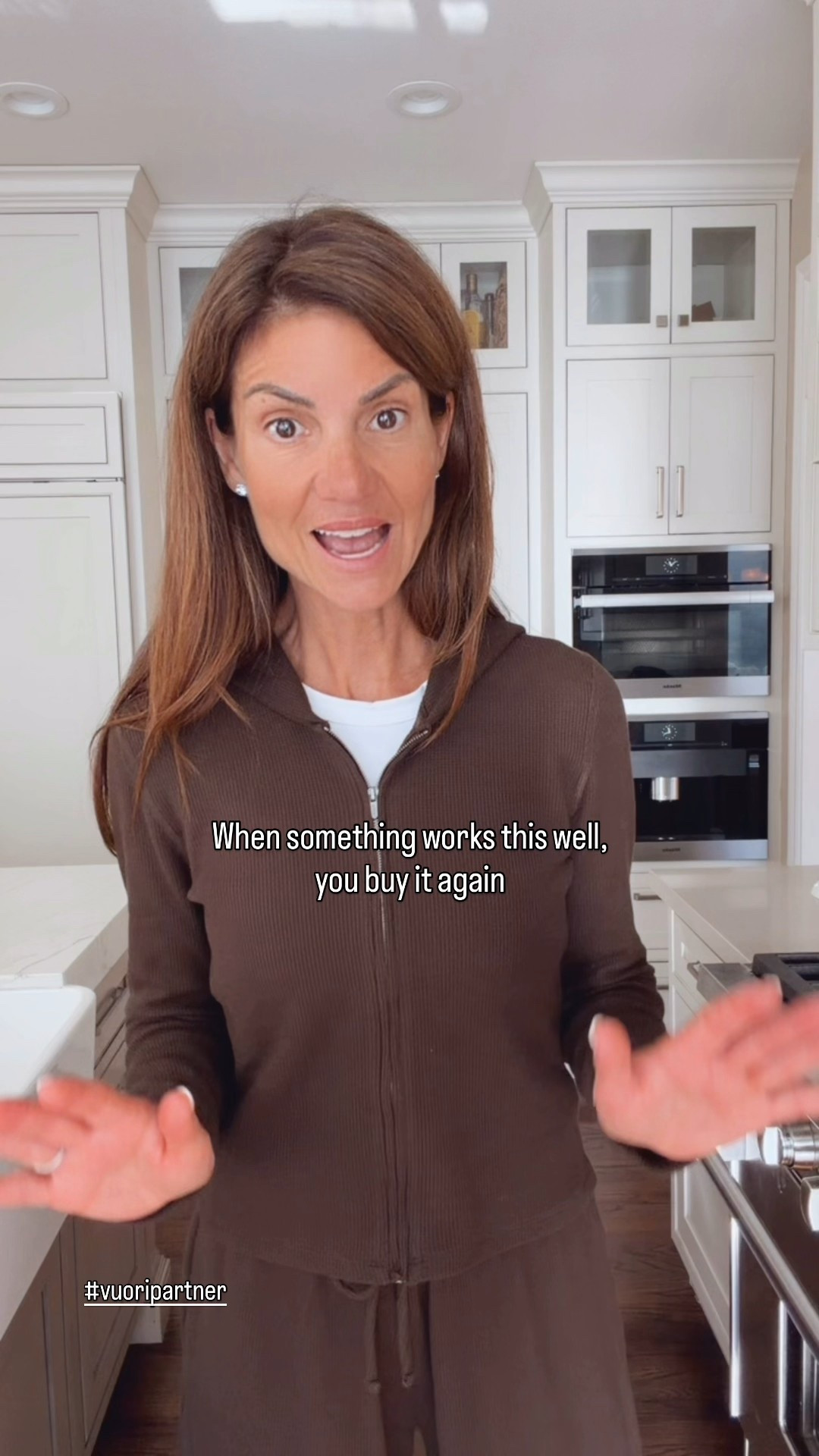 I had to get another @vuoriclothing set — they’re that comfortable and always make me feel put together. It’s the easiest way to get dressed on busy days when you still want to look polished without trying too hard. That's why this Waffle Wideleg Pant and Full Zip Hoodie in Dark Java are perfect    
When I’m on the go, I just add this Canyon Insulated Vest — the perfect third piece that instantly completes the outfit. Easy, comfortable, and everything fits true to size.#vuoripartner


#LTKGiftGuide #LTKOver40 #LTKTravel