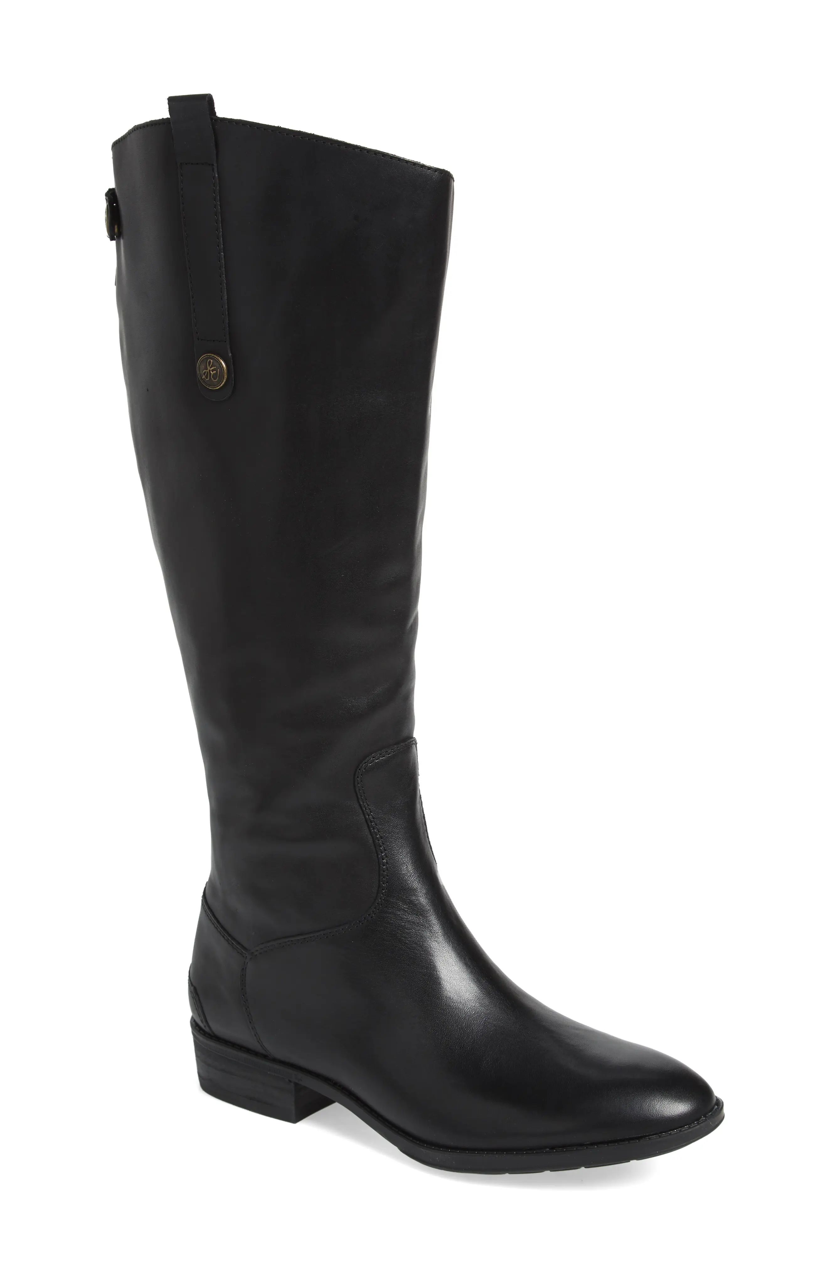 Sam Edelman Penny Boot, Size 6.5 Wide Calf W in Black Wide Calf at Nordstrom | Nordstrom