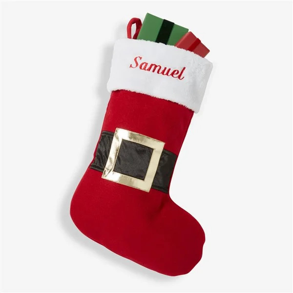Personalized Christmas Stockings - Santa Belt | Personalization Mall