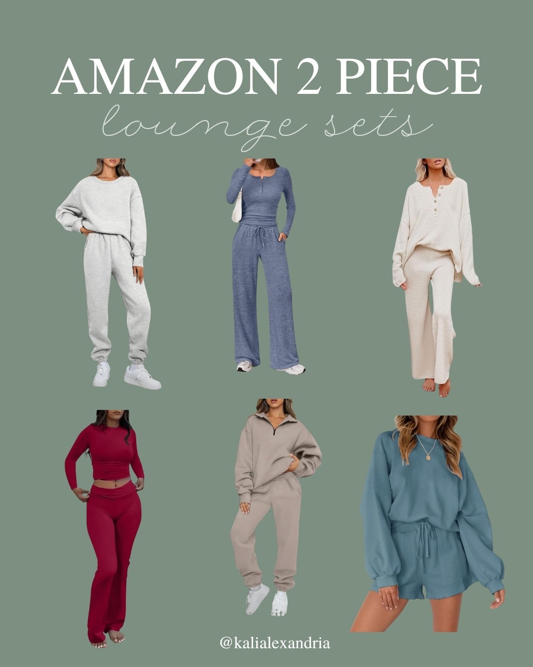 Two piece sets, matching set, loungewear, Amazon loungewear 

#LTKFindsUnder50 #LTKActive #LTKGiftGuide