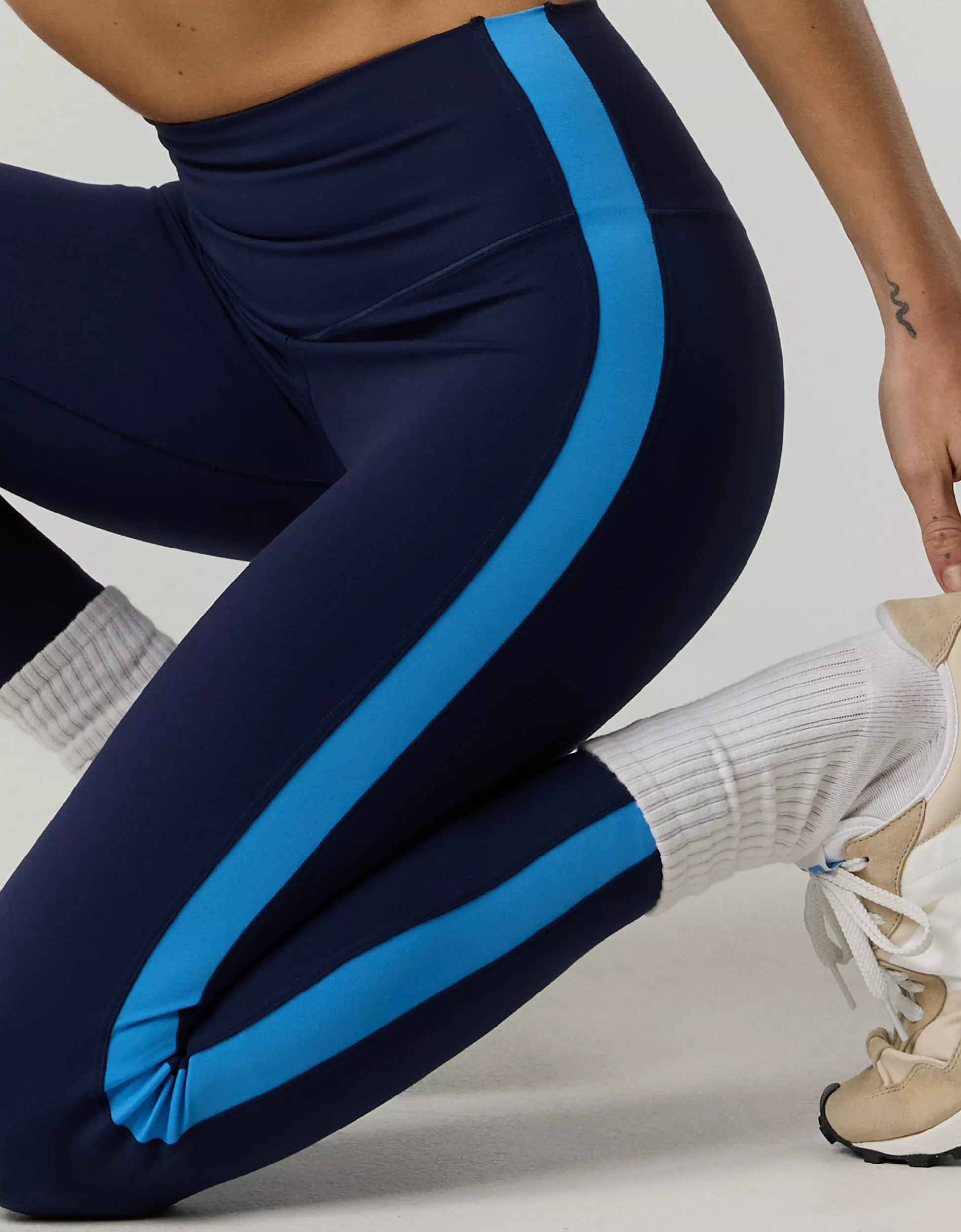 OFFLINE By Aerie Real Me XTRA High Waisted Colorblock Legging | Aerie