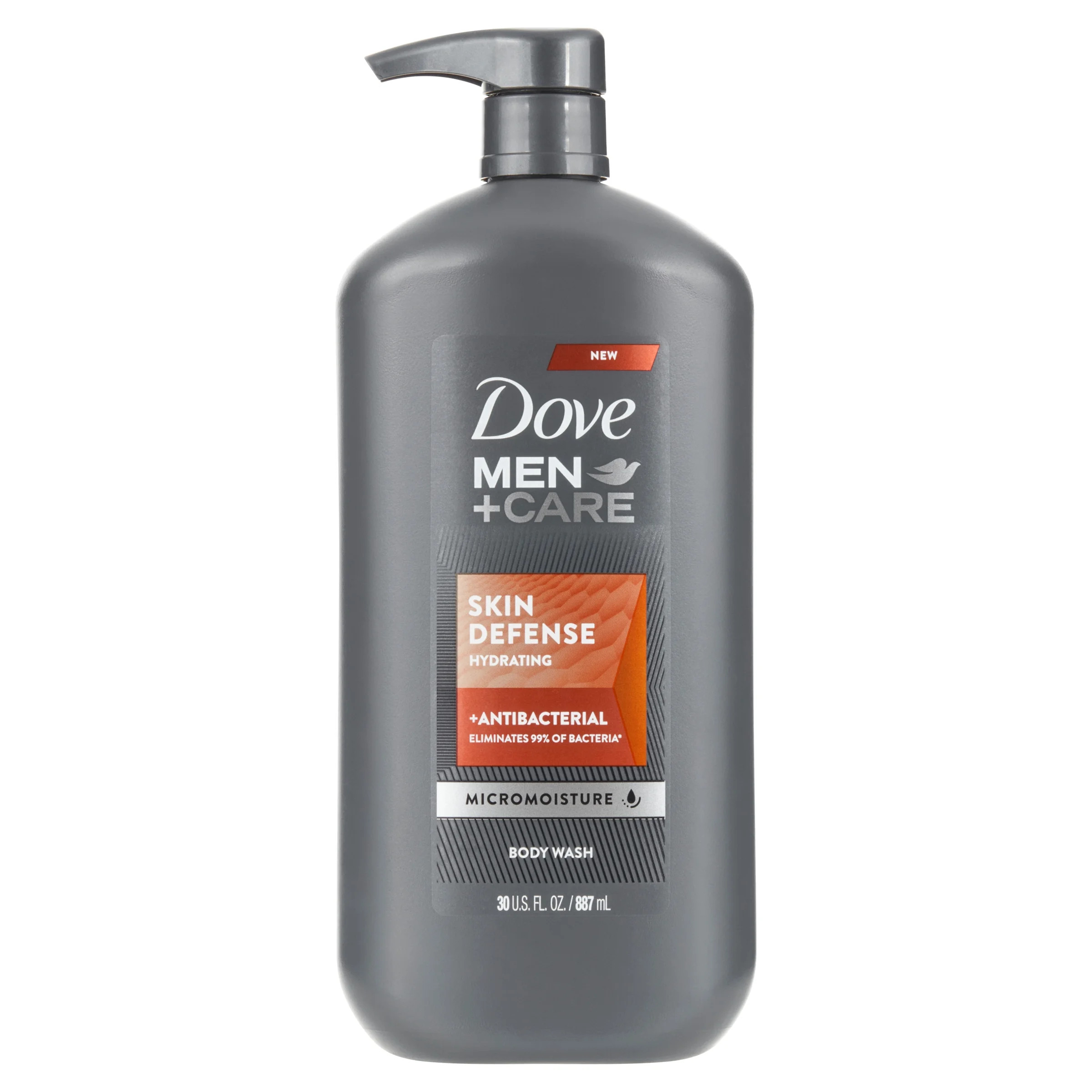 Dove Men+Care Skin Defense Liquid Body Wash, 30 oz | Walmart (US)