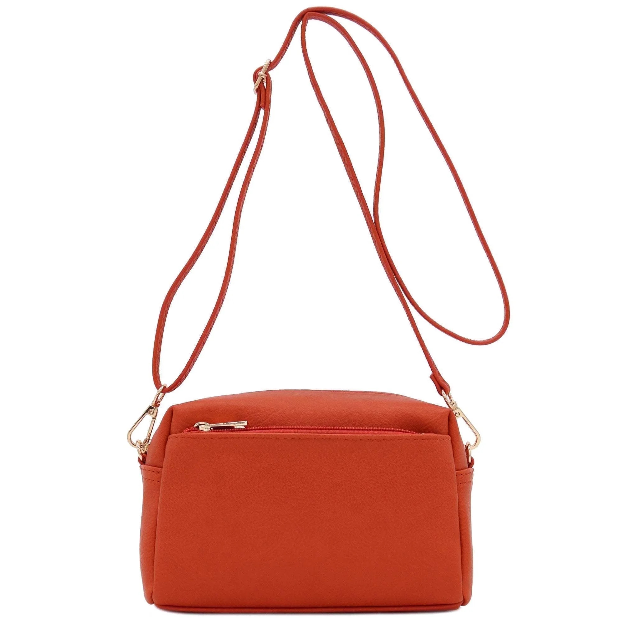 FashionPuzzle Small Triple Zip Crossbody Bag | Walmart (US)