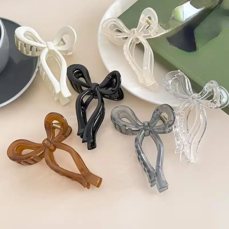 Bow Shaped Hair Clips Claw Clips Ponytail Buckle Daily Hair - Temu Canada | Temu Affiliate Program