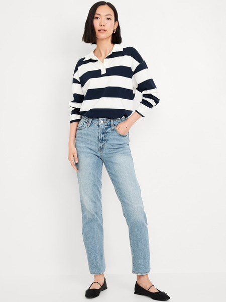 High-Waisted OG Straight Ankle Jeans | Old Navy (US)