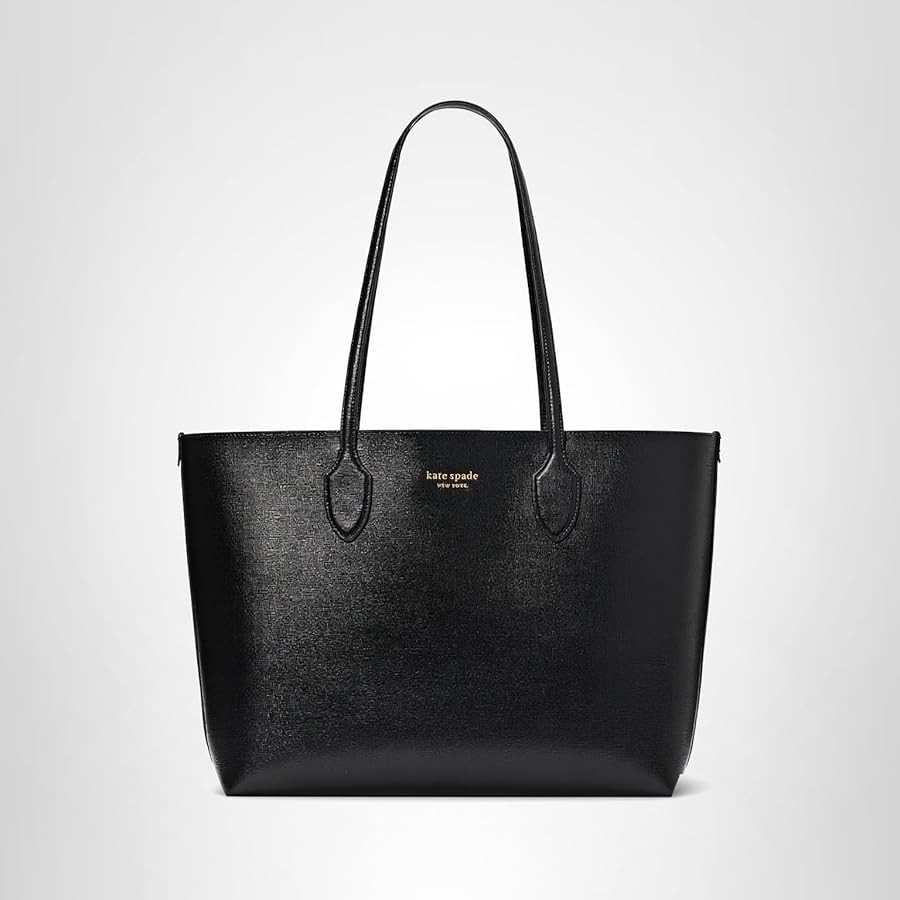 kate spade new york Bleecker Saffiano Leather Large Tote, Black | Amazon (US)