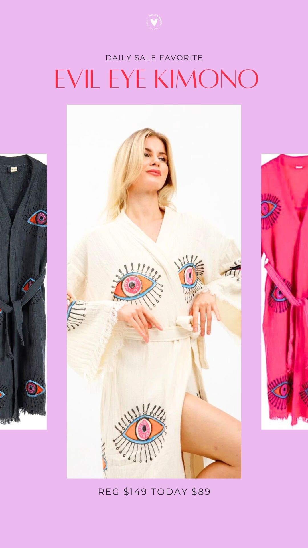 daily sale fav | evil eye kimono 

#LTKSaleAlert