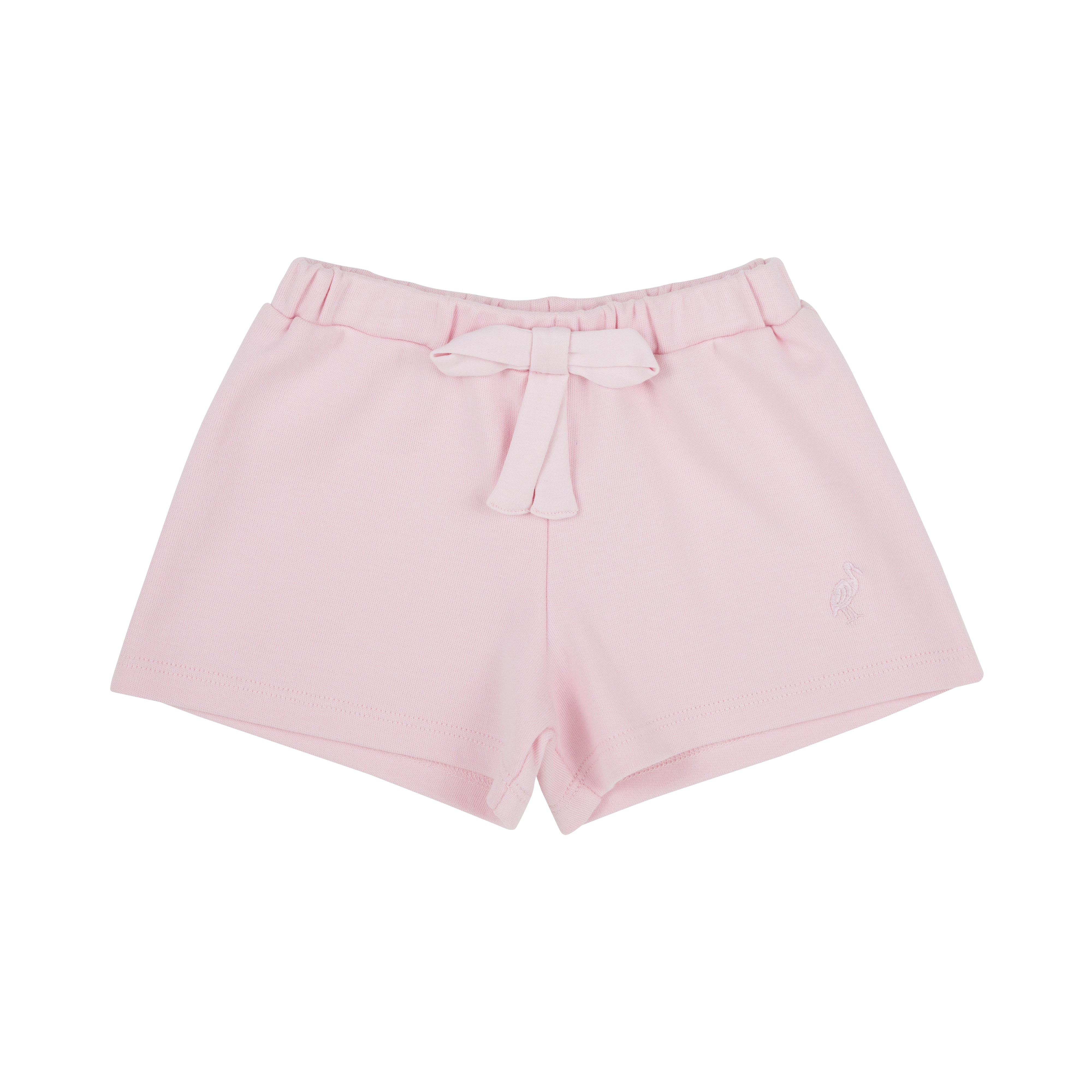 Shipley Shorts - Palm Beach Pink with Bow & Stork | The Beaufort Bonnet Company