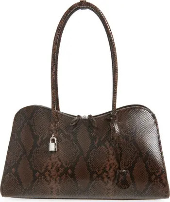 Stella McCartney Ryder Snakeskin Embossed Faux Leather Tote | Nordstrom | Nordstrom