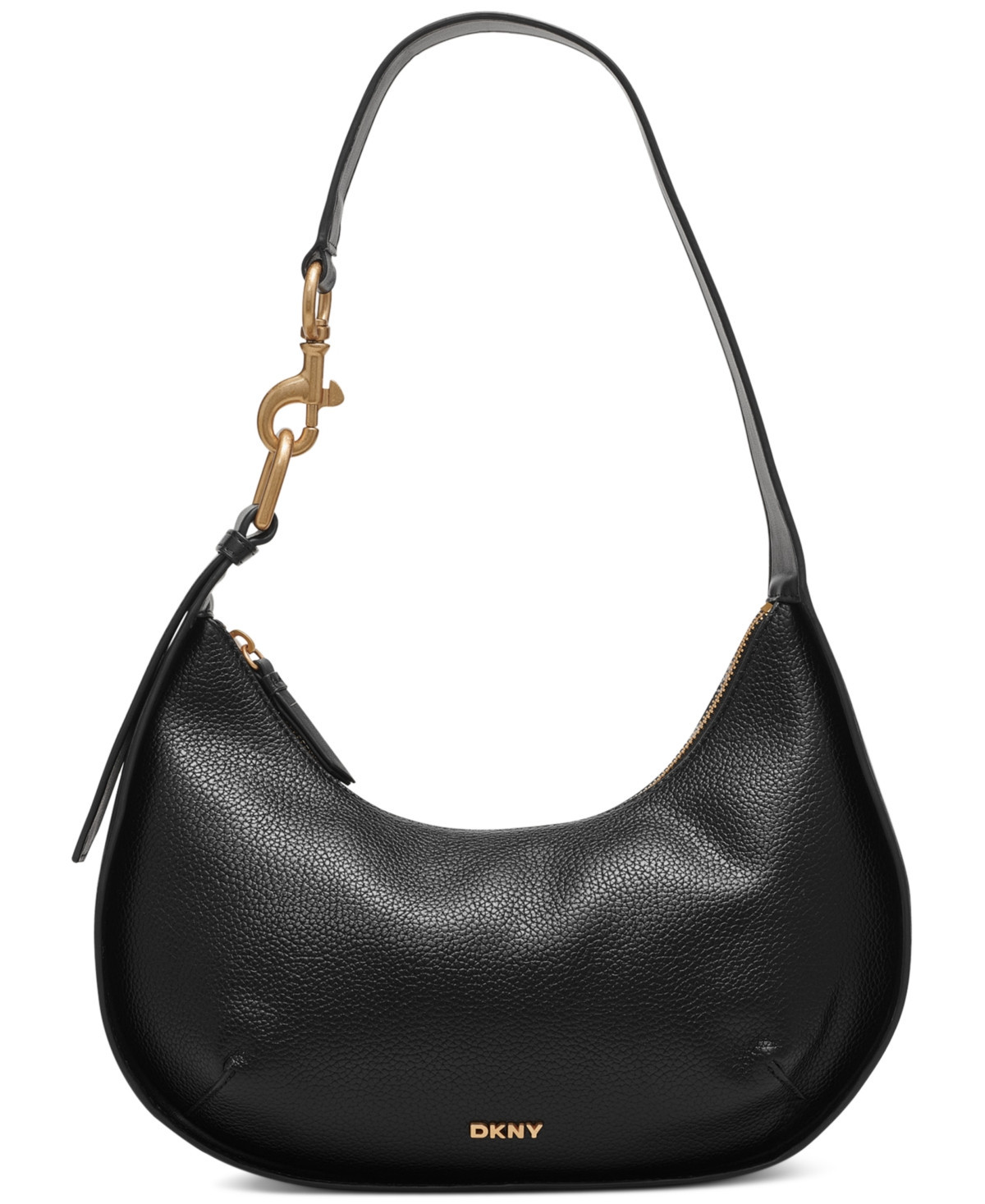 Dkny Thyme Medium Hobo Bag - Black | Macy's