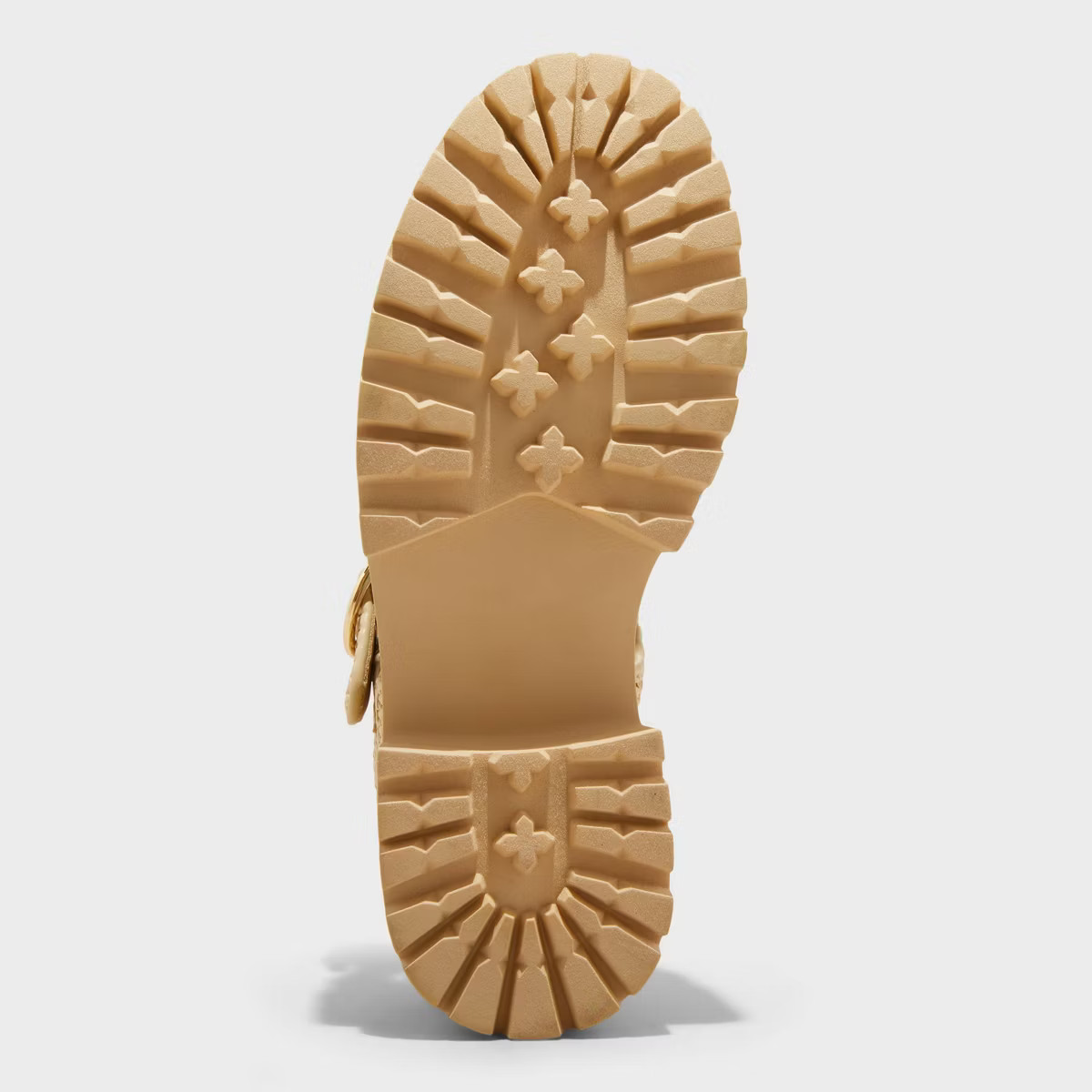 Women's Elide Raffia Fisherman Platform Heels with Memory Foam Insole - Wild Fable™ Tan | Target