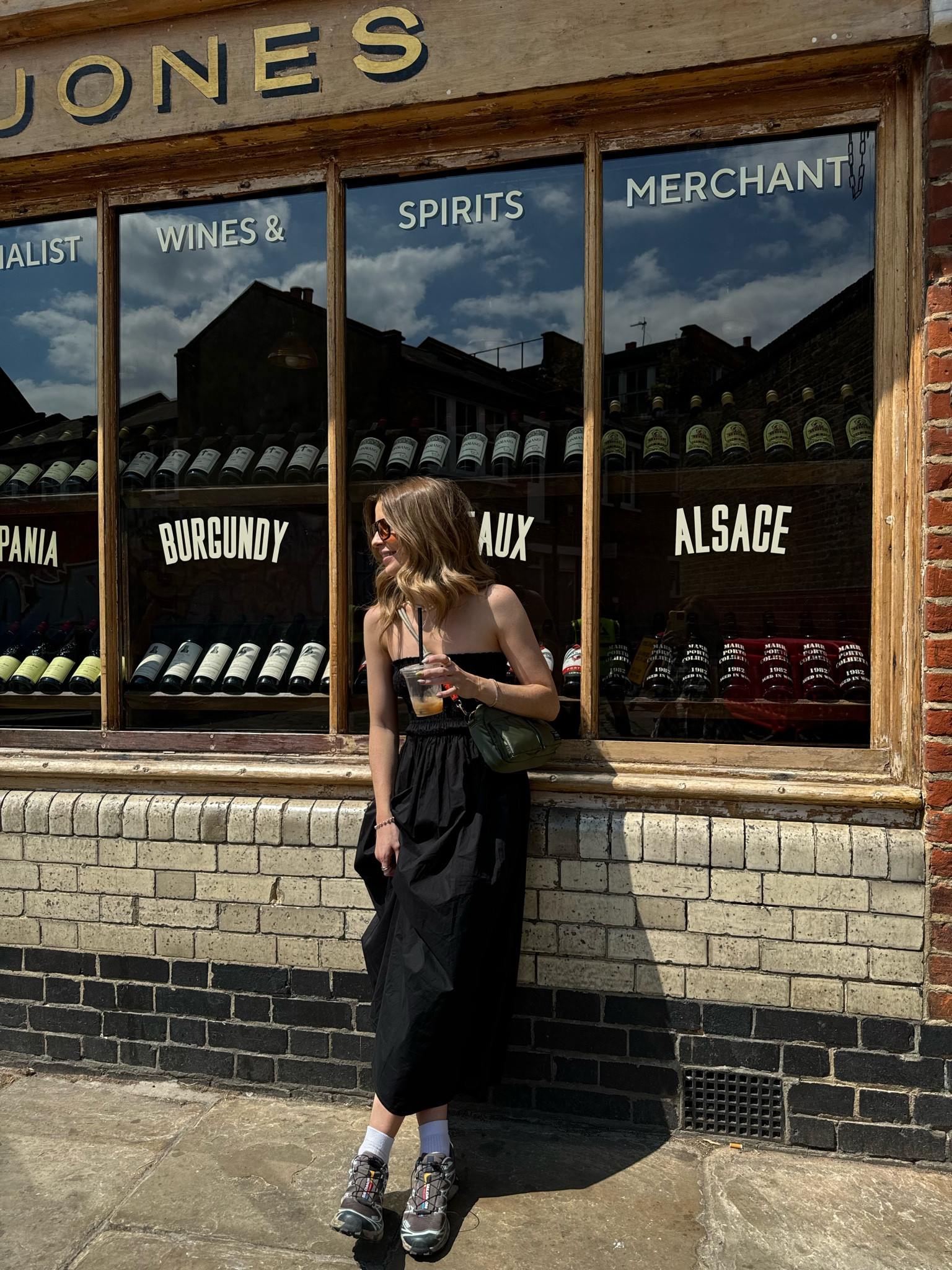 Black strapless dress, black summer dress, strapless black dress, nobody child dress, Salomon xt6, Salomon sneakers, porter yoshida bag, summer style, summer outfit, summer fashion 



#LTKstyletip #LTKeurope #LTKuk