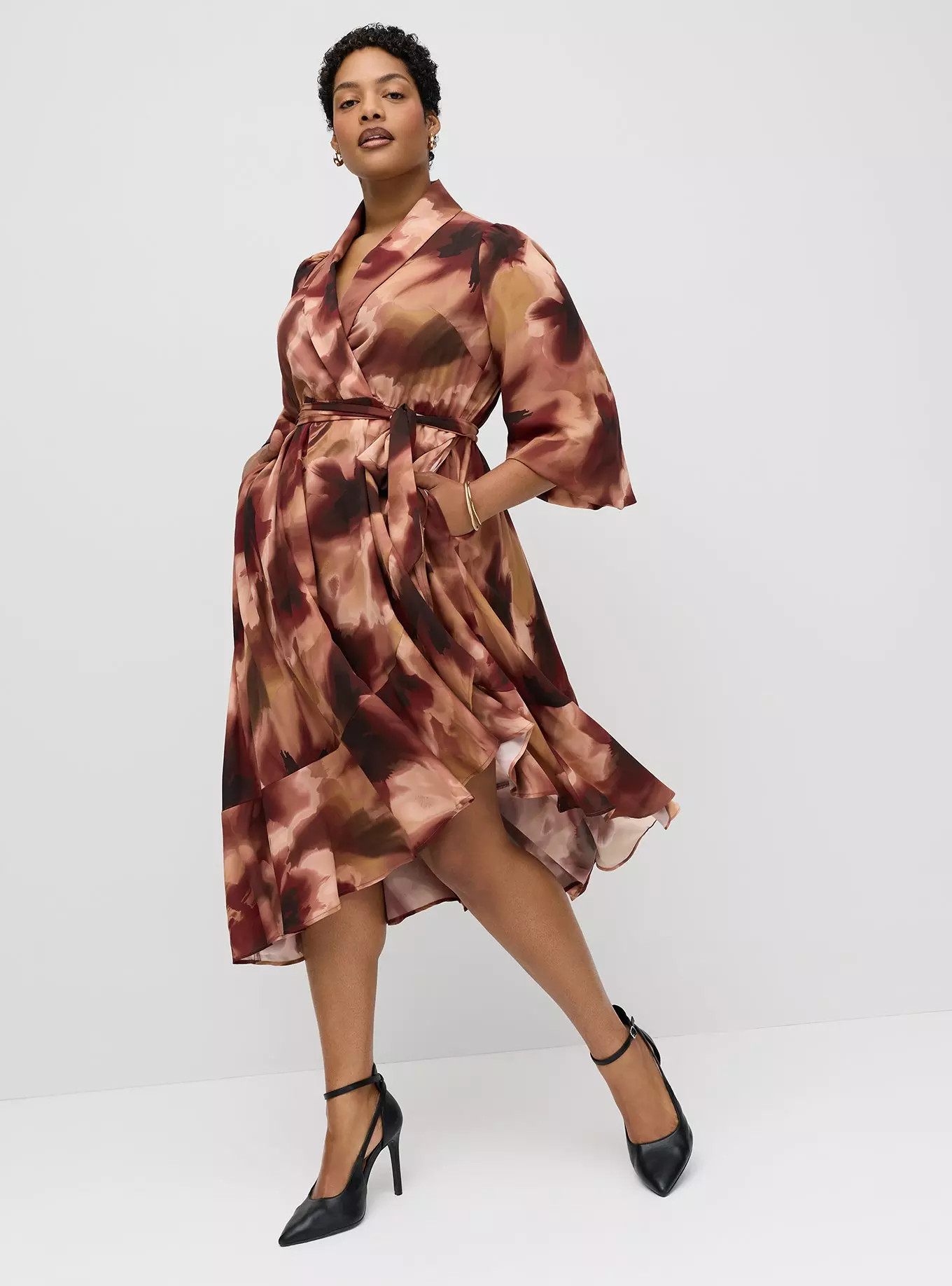 Studio Asymmetrical Wrap Dress | Torrid (US & Canada)