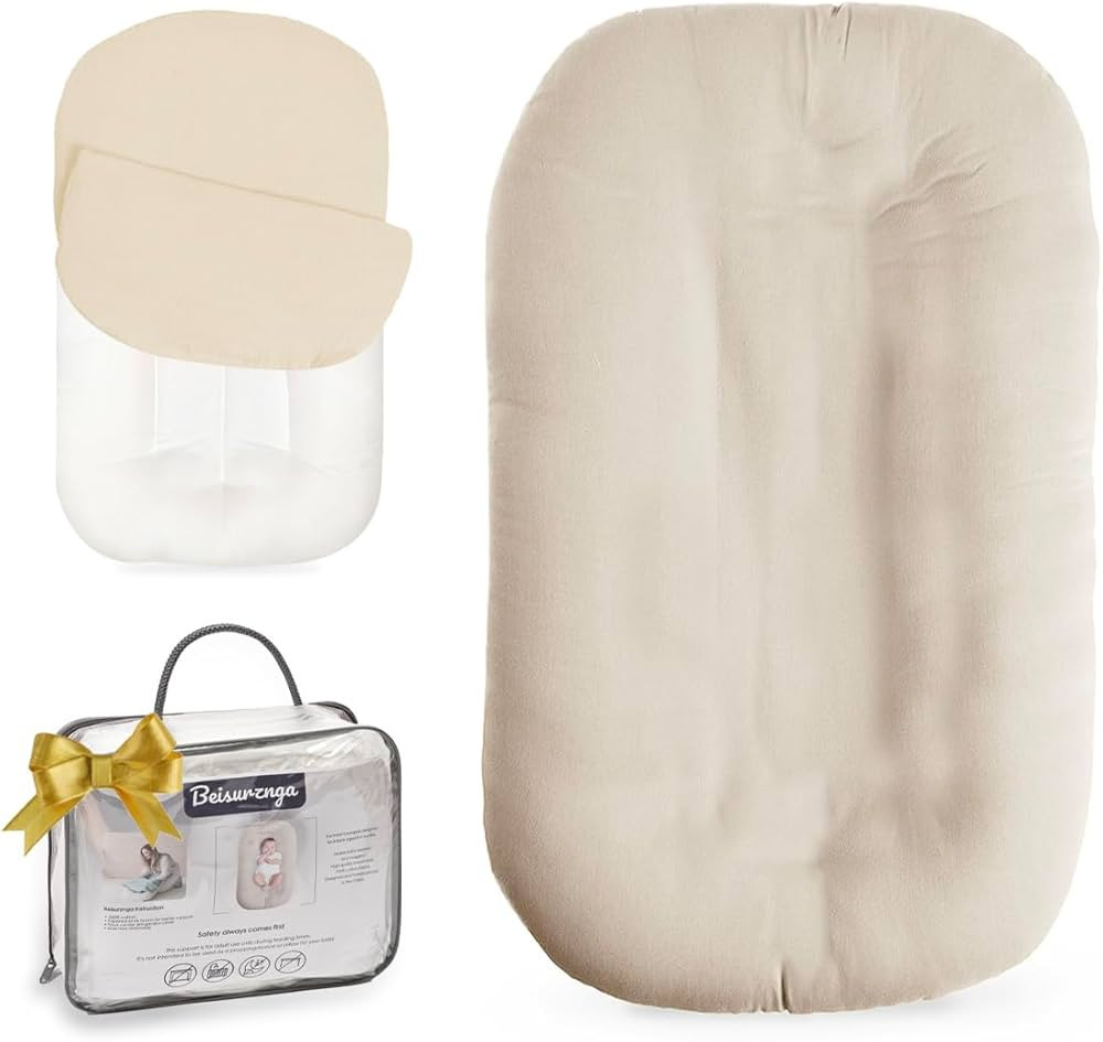 Baby Lounger - Snuggle Cozy Me Infant Lounger for Newborns | Breathable & Soft, Portable Awake-Ti... | Amazon (US)