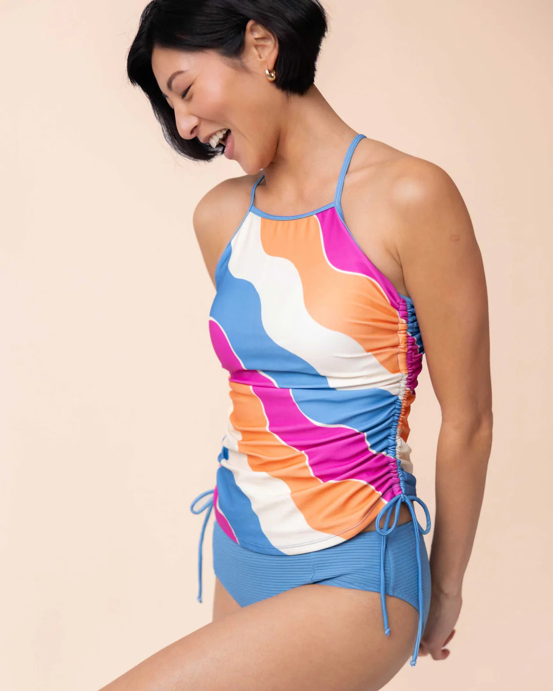 Sunrise Drawstring Tankini | Nani Swimwear