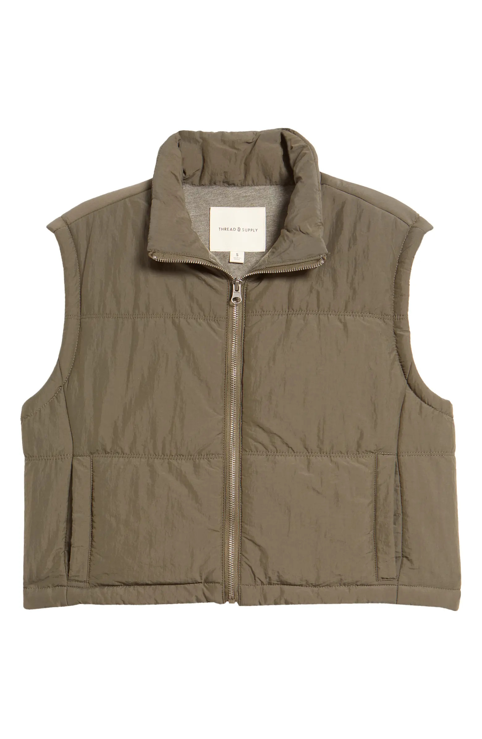 Cropped Puffer Vest | Nordstrom