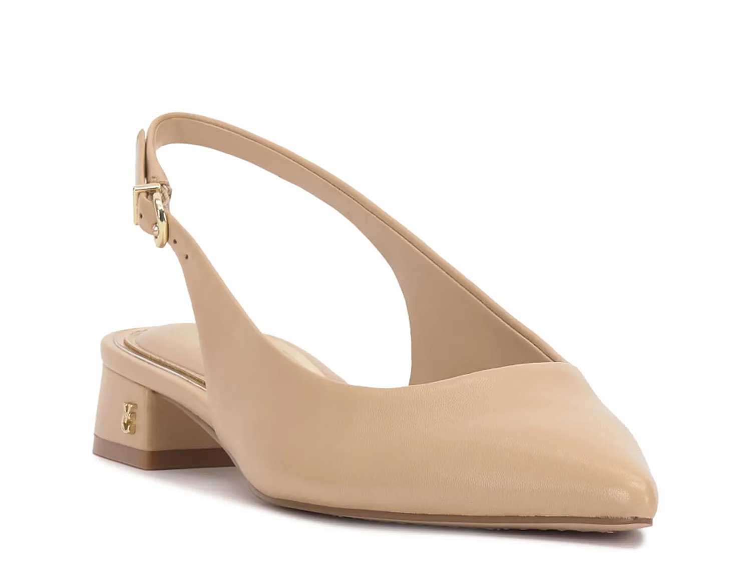 Vince Camuto Valiey Pump | Women's | Beige Leather | Size 5.5 | Pumps | Slingback | DSW