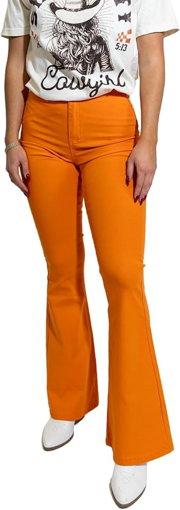 Willow Boutique High Rise Womens Jeans Flare | Stretchy Bootcut Jeans for Women | Flare Pants for... | Amazon (US)