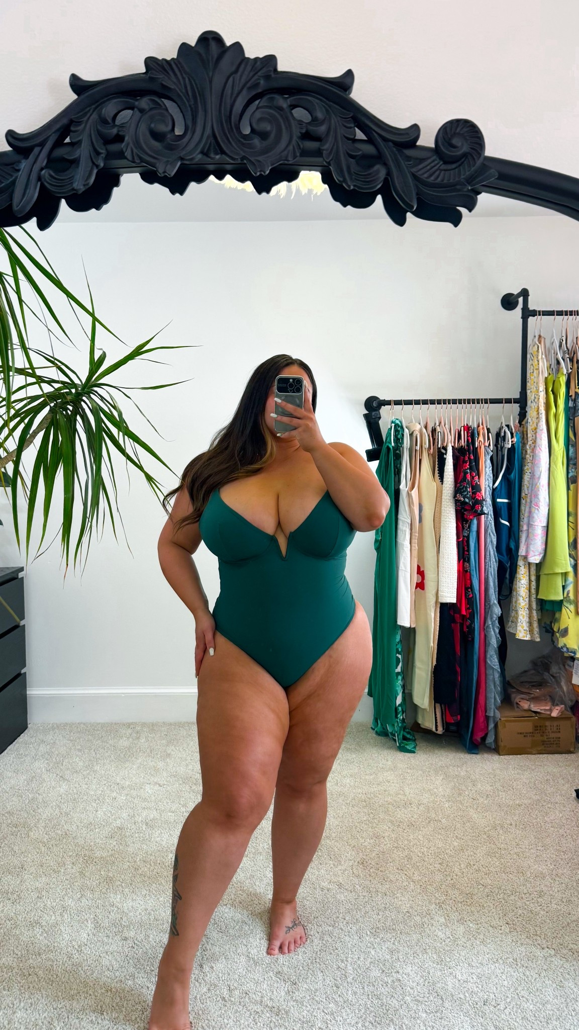 Popilush swimsuit w/ built-in Shapewear 

Swimsuit is a size 2XL 

#ltkcurves #shapewear #green #summer #onepiece 

#LTKSwim #LTKStyleTip #LTKMidsize