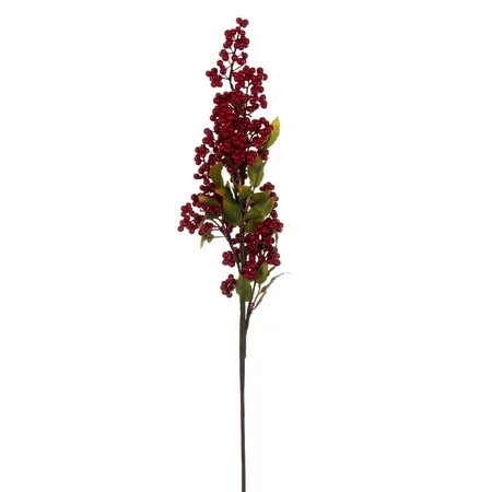 Vickerman 25.5" Red Artificial Berry Spray, 2 per bag. | Walmart (US)