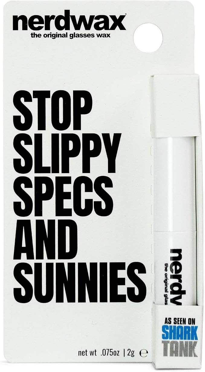 Nerdwax Glasses Wax - Single | Stop Sliding Glasses | Anti-Slip Eyewear Retainer | As Seen on Sha... | Amazon (US)
