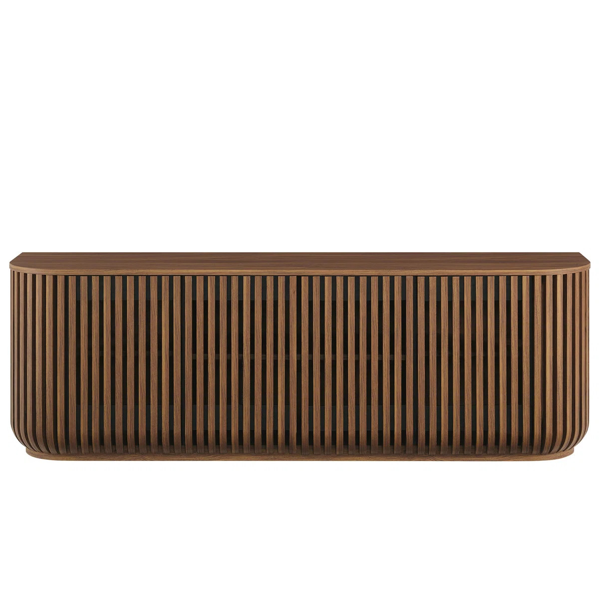 Fortitude 75" Curved Sideboard Storage Cabinet | Wayfair North America