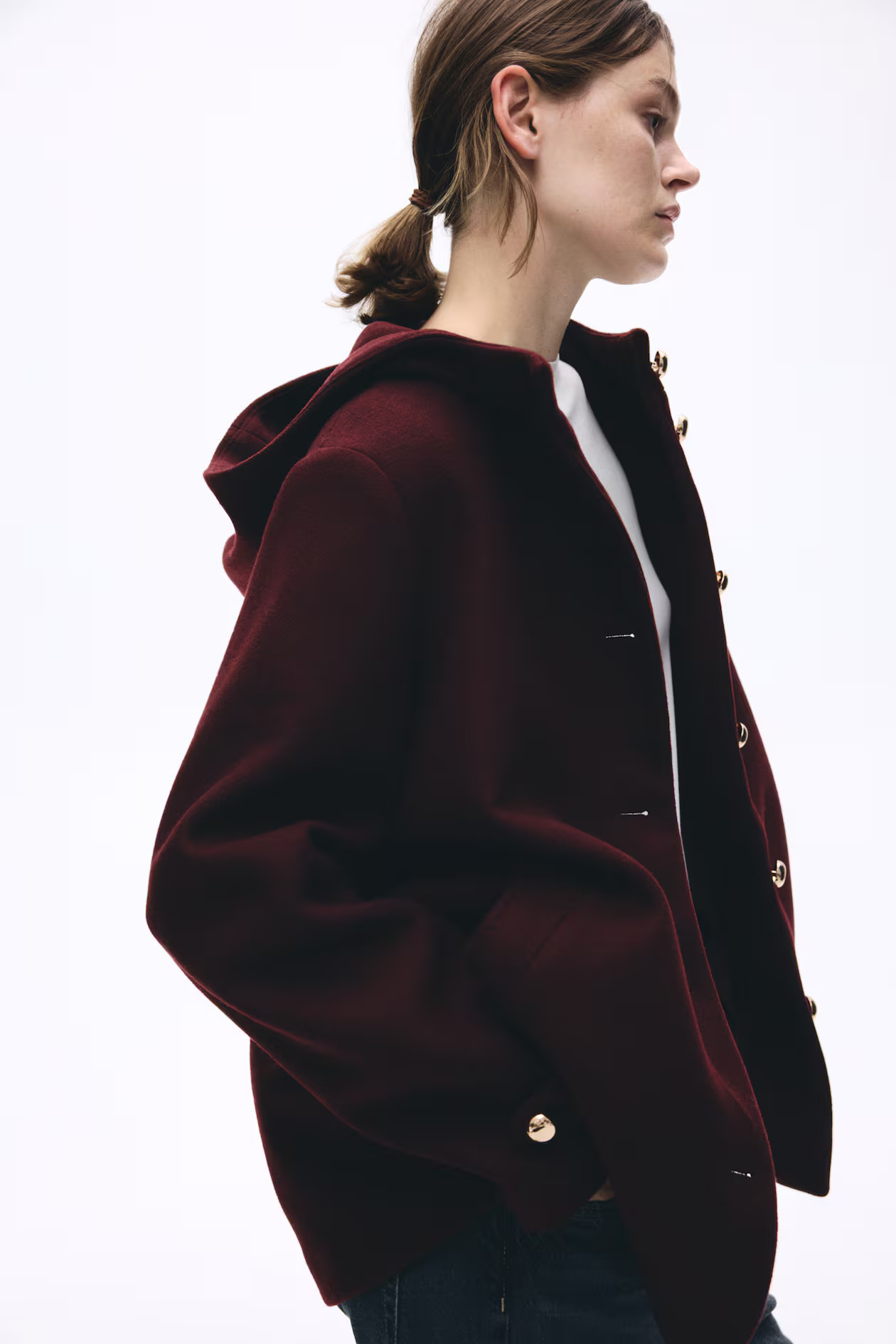 Hooded coat | H&M (UK, MY, IN, SG, PH, TW, HK)