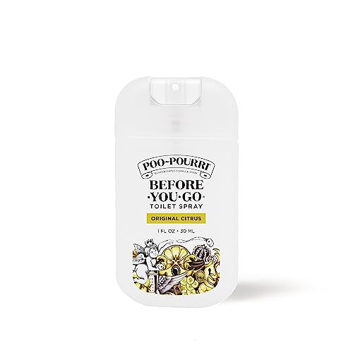 Poo-Pourri Before-You-Go Toilet Spray, Original Citrus, 1 Fl Oz Pocket Travel Size - Lemon, Bergamot and Lemongrass | Amazon (US)