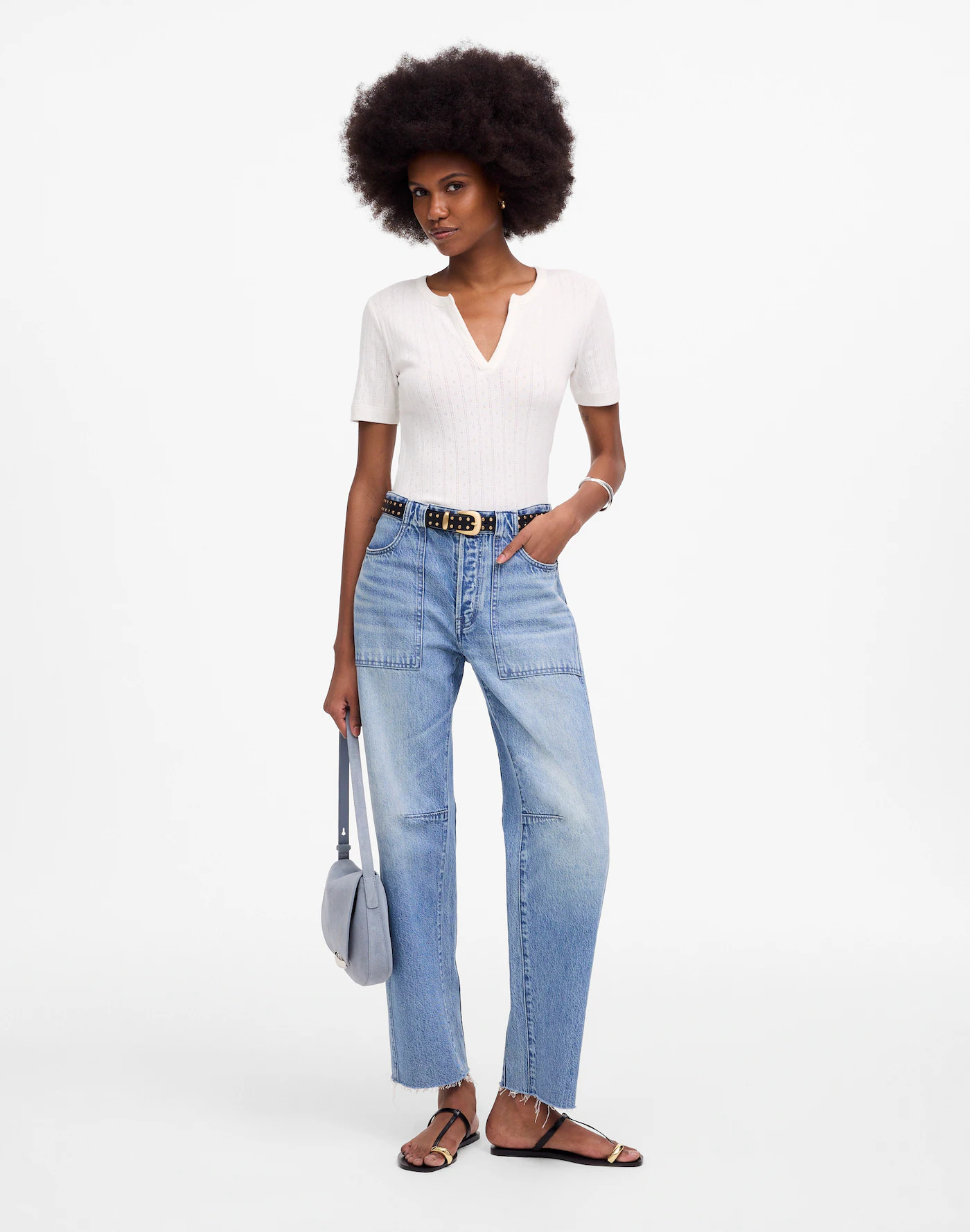 The Darted Barrel-Leg Jean | Madewell | Madewell