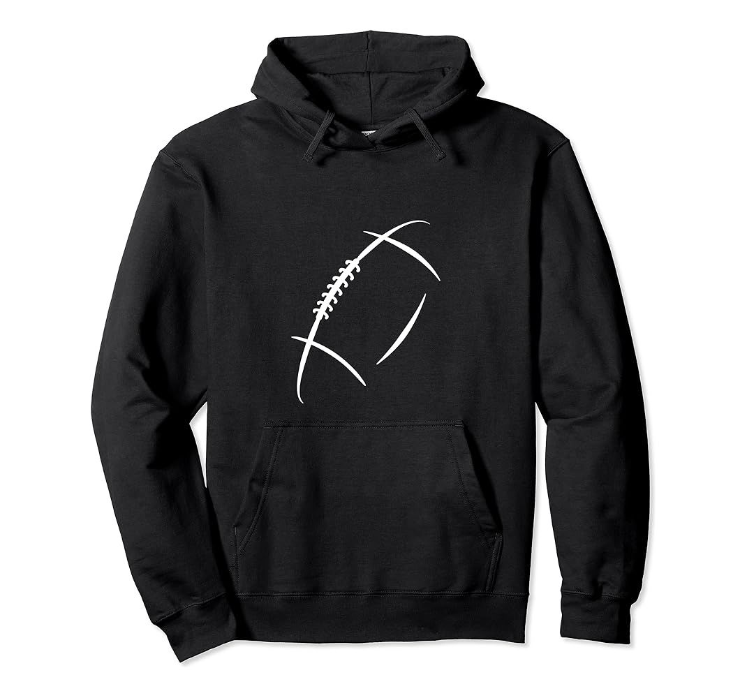 American Football Silhouette, Football Player Pullover Hoodie | Amazon (US)