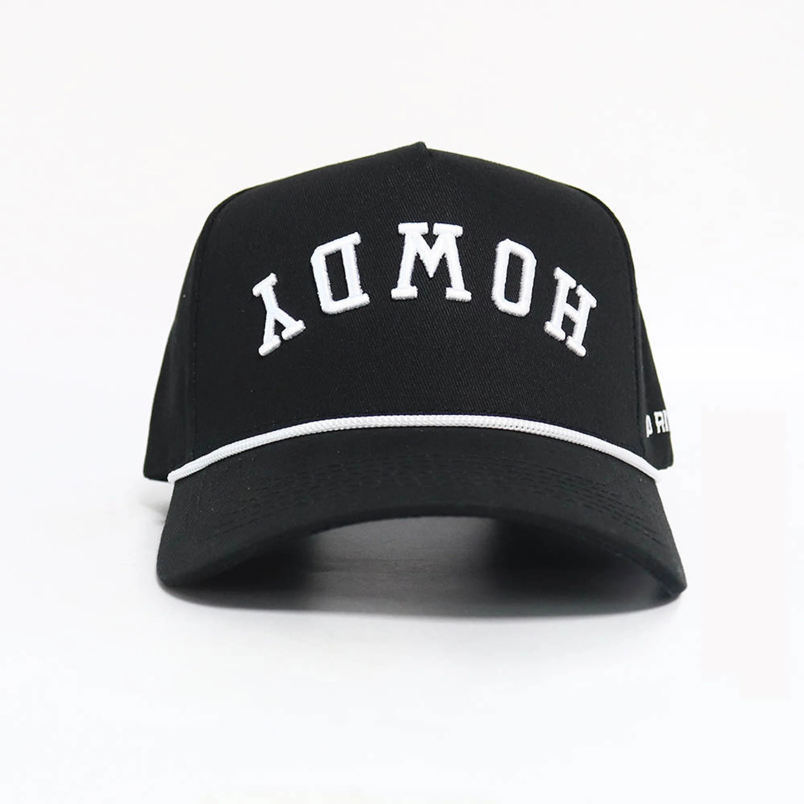 Upside down Black HOWDY Hat | No Rivals