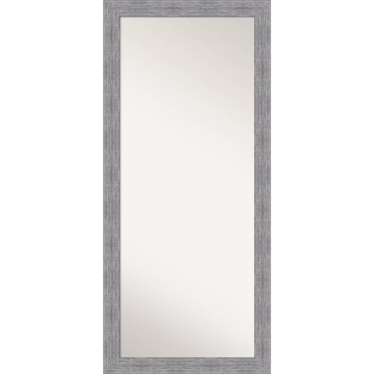29" x 65" Bark Rustic Framed Full Length Floor/Leaner Mirror Gray - Amanti Art | Target