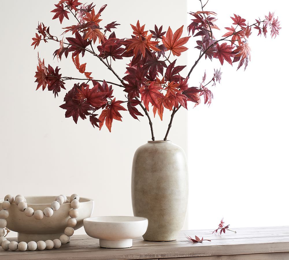 Faux Japanese Maple Branch - Red | Pottery Barn (US)