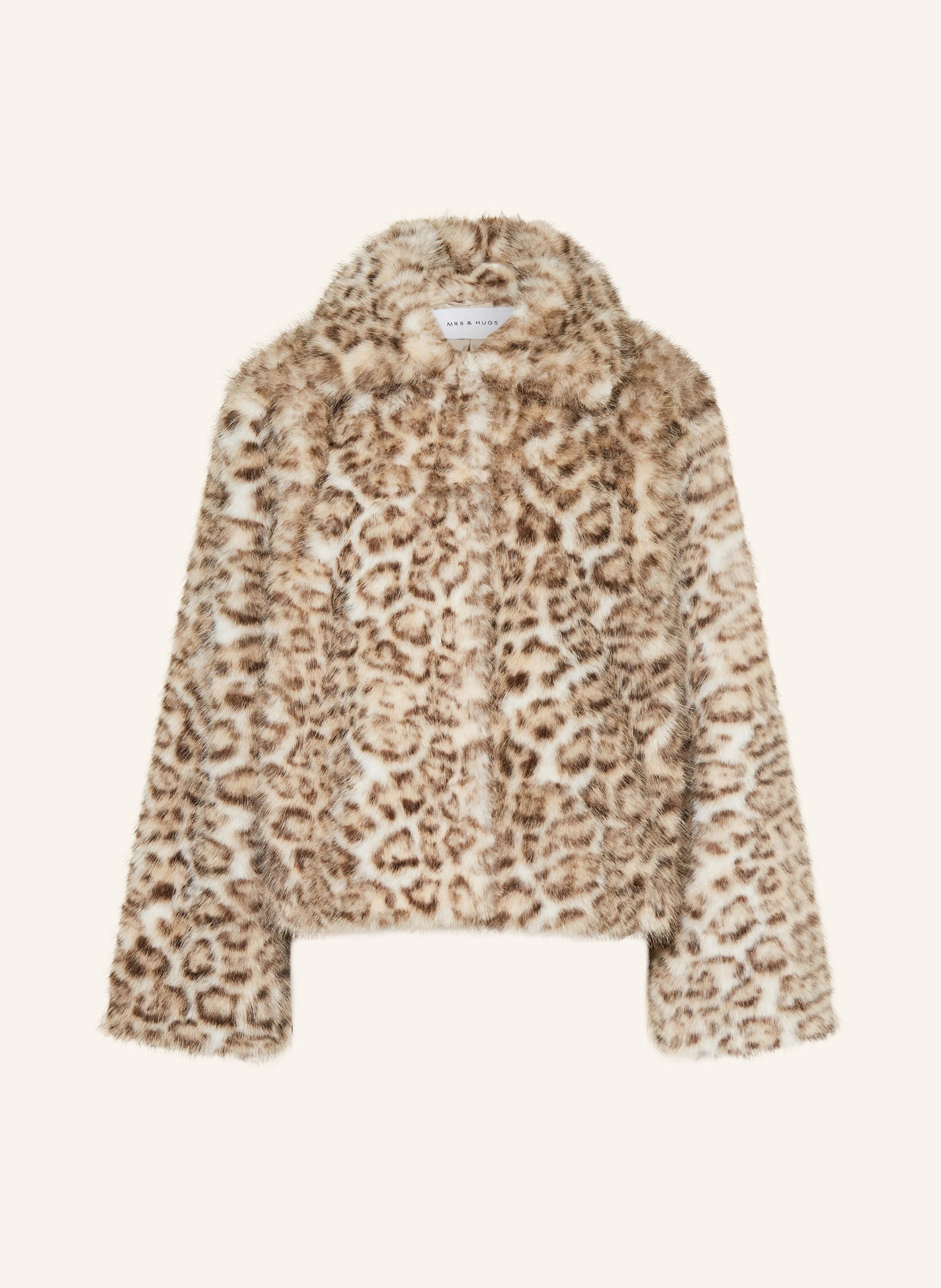 MRS & HUGS Kunstfell-Jacke in hellbraun/ dunkelbraun | Breuninger (DACH)