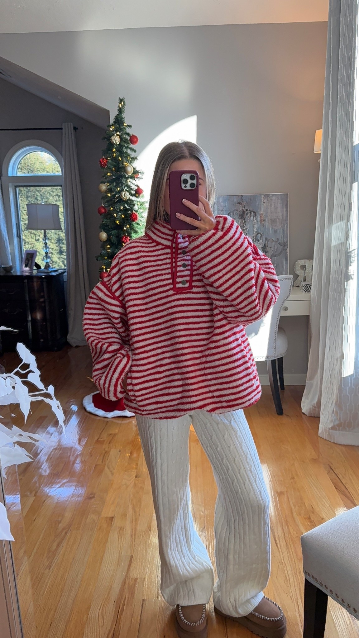 wearing a small in fleece and xxs in pants!

#LTKU #LTKHoliday #LTKootd