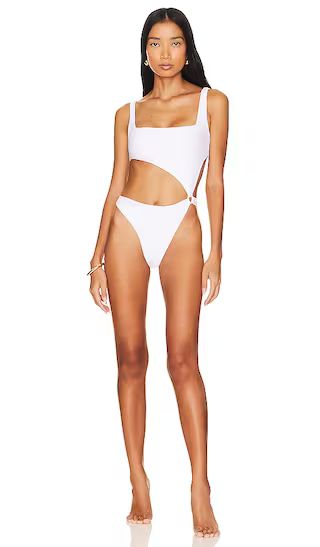 Risa One Piece in White | Revolve Clothing (Global)
