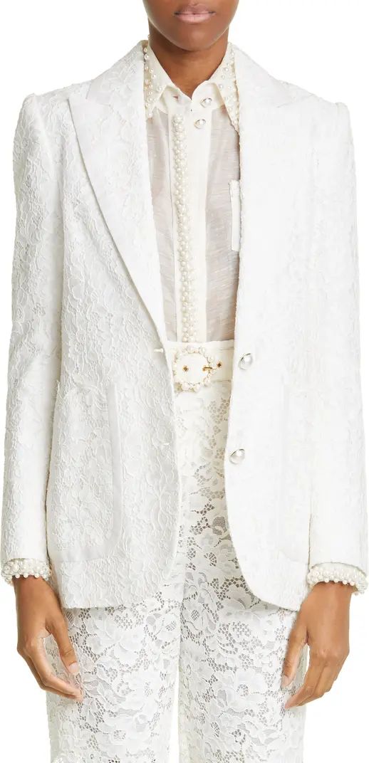 Zimmermann High Tide Guipure Lace Blazer | Nordstrom | Nordstrom