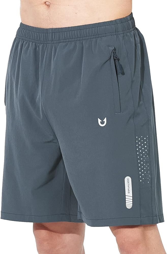 NORTHYARD Men's Athletic Running Shorts Quick Dry Workout Shorts 7"/ 5"/ 9" Lightweight Sports Gy... | Amazon (US)