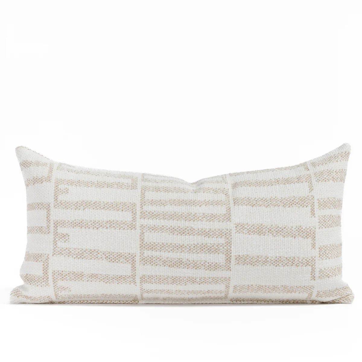 Mallia 12x24 Outdoor Lumbar Pillow, Toasted Coconut | Tonic Living