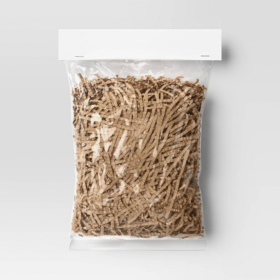 Christmas Shredded Paper Filler Brown Kraft - Wondershop™ | Target
