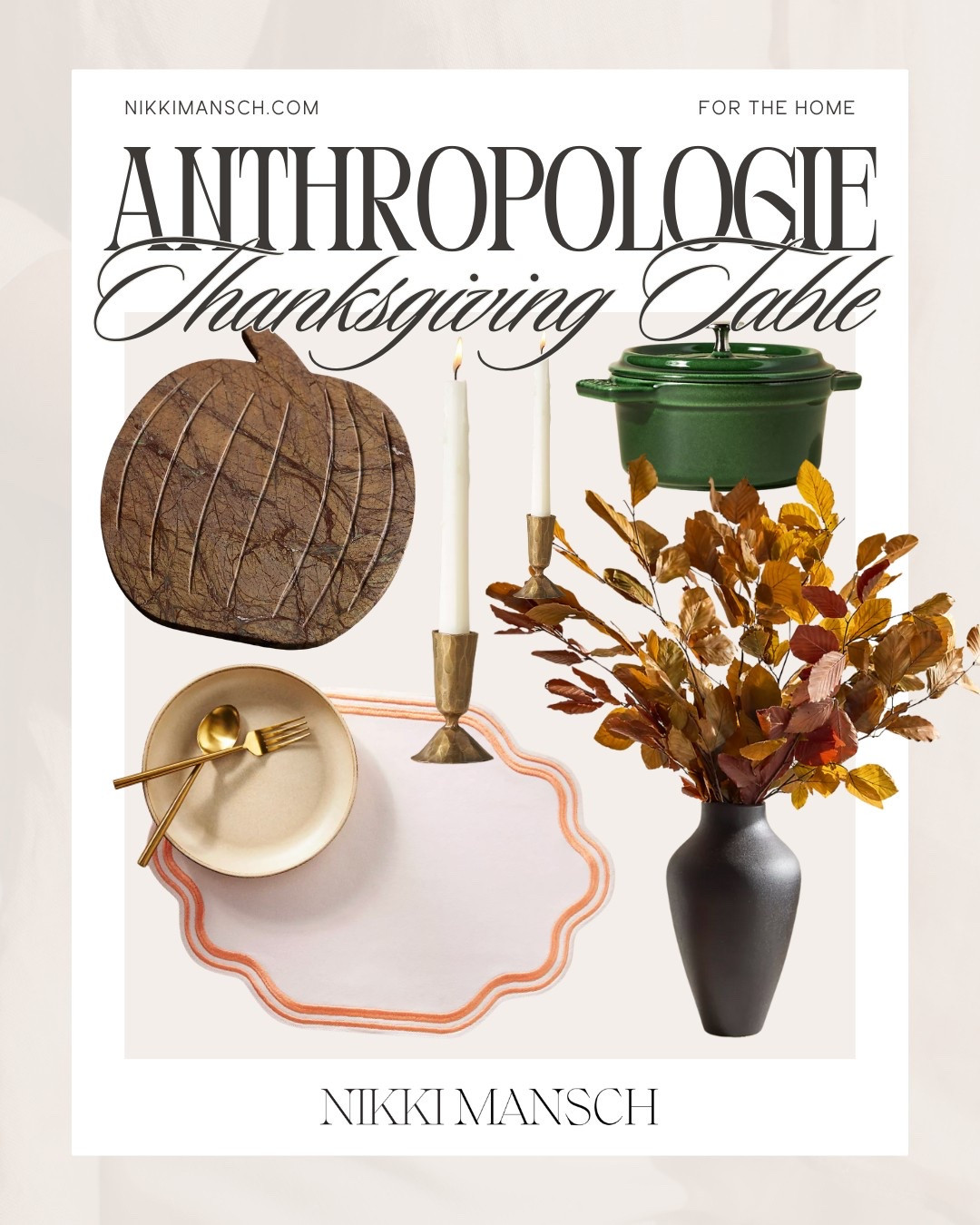 Anthropologie Thanksgiving Tablescape 🍂

thanksgiving tablescape // thanksgiving table // anthropologie // anthropologie home decor // fall home decor // fall home // fall decor // neutral home decor // aesthetic home decor // thanksgiving home decor

#LTKHome #LTKSeasonal #LTKFindsUnder100
