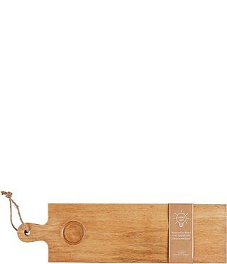 Mud Pie Wood Serving Paddle Cheeseboard - Brown | Dillard's