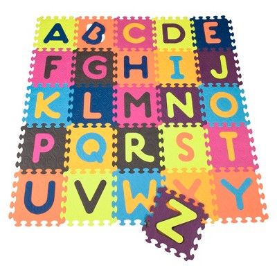 B. toys Alphabet Foam Floor Puzzle - Beautifloor 26pc | Target